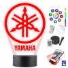 Logo stolovej lampy Yamaha s 16 -cyklom LED plexido (Logo stolovej lampy Yamaha s 16 -cyklom LED plexido)