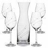 Poháre na červené víno Semido biele 360 ml 4 ks