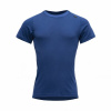 Tričko Devold Basic Man T-Shirt Blue Pen - M / Blue Pen