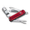 Multifunkčný nôž Victorinox Nail Clip 580- transparentný červený