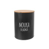 Dóza ORION BLACK Mouka hladká