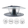 Krmitko Birdyfeed Round, Antracit, 29,4x25,8x12,2 cm, pre vtaky