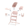 Jedálenska stolička Cybex Lemo 4in1 Set Pearl Pink
