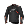 bunda T-SPS AIR V2, ALPINESTARS (černá/červená fluo, vel. 2XL)