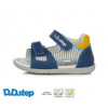 Chlapčenské kožené sandále D.D.step G075-339A bermuda blue 25-30