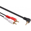 Kábel Maclean MCTV-824 minijack (3,5 mm) - 2x RCA (cinch) 1 m
