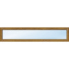 Plastové okno fixné zasklenie ARON Basic biele/zlatý dub 1400x450 mm (neotvárateľné)