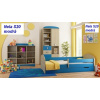 Posteľ Nela N20S 160/80 cm + matraca + šuplík modrá