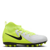 Nike Phantom Luna II Academy Juniors Artificial Ground Football Boots Silver/Volt 5 (38)