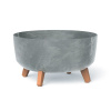 Prosperplast Květináč GRACIA LOW 38 cm beton effect