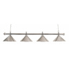 Biliardová lampa Buffalo 4 chrómová, 180 cm