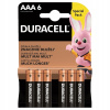 Alkalická batéria Duracell AAA (R3) 6 ks