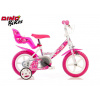 Dino Bikes Detský bicykel biele 12