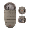 PETITEMARS PETITE&MARS Set zimný fusak Comfy 4v1 + rukavice na kočík Furry Variant: PETITE&MARS Set zimný fusak Comfy 4v1 + rukavice na kočík Furry Mocha Mousse