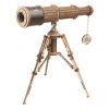 Robotime Drevené 3D mechanické puzzle Pirátsky ďalekohľad 314 ks