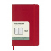 Moleskine A6 týždenný 2025 červený