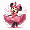 CUKROVÁ TLAČ jedlý obrázok na tortu Cukrová hmota Potlač Minnie Mouse Miki 3
