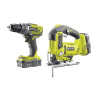 Aku súprava náradia R18DDJS-220S Ryobi, 18V