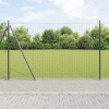 zahrada-XL Plot s stĺpmi Sivá 1.5 x 10 m Oceľ 3350905