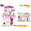 Majlo Toys Detská kuchynka so zvukmi a svetlom Interest Kitchen ružová