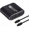 AUDIO SPLITTER 1x3 SPDIF TOSLINK OPTICKÉ ROZDELENIE