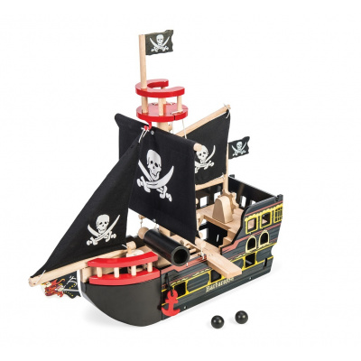 Hračka Le Toy Van Pirátska loď Barbarossa