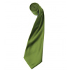 Premier Workwear Pánska saténová kravata PR750 Oasis Green -ca. Pantone 371 144 x 8,5 cm