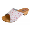 Kožené dreváky W45 malé kvety - 41 [26,5 cm]