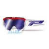 Okuliare Progrip 3201-FL Mirrored - Dual Color - červeno-biele