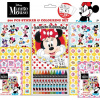 Detské samolepky Samolepkový set s omaľovánkami a voskovkami Minnie (6425714019331)