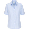 Seidensticker Košile Blouse Regular SSL, krátký rukáv, dámská COT780605037xg-light blue Modrá světlá 38