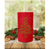 KARUNA Sviečky s energiou Vianočná energetická sviečka červená
