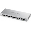 Zyxel XGS1250-12 v2, 12-Port Gigabit webmanaged Desktop Switch with 8 port 1G + 3-Port MultiGig 1/2.5/5/10G + 1-Port SFP