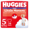HUGGIES® Nohavičky plienkové Little Movers Pants 5 (12-17 kg), 34 ks