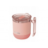 Quokka Nerezový termohrnček Wave Peachy Pink 260 ml