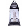 Večné svetlo, kahanec - Silver zlatá strela lampáš kaplnka s LED Anjel 31 cm