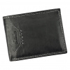 Charro TAMPA 1373 čierna pánska kožená peňaženka 12,5 x 9,5 x 3 cm