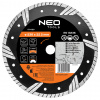Diamantový kotouč 230 x 22,2 mm, turbo 3,1 mm 230 mm 6 mm NEO TOOLS