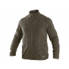 Mikina CXS GRANBY, pánska, fleece, khaki, veľ. M