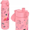 ION8 Detská oceľová fľaša na vodu Fľaša Na Pitie na nápoje 600 ml FLAMINGO - Ružová