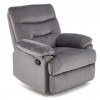 HALMAR Relaxačné kreslo DRAGER, sivé