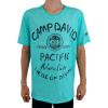 CAMP DAVID Pánske Tričko krátky rukáv-T Tyrkysová L