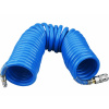 Extol Premium 8865135 | Vzduchová hadica špirálová, polyuretánová mosadzné rýchlospojky 1/4