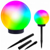 Solárne svietidlá - SOLÁRNE ZÁHRADNÉ SVIETIDLÁ KULIČKOVÁ LED RGB LAMPA 4 KS (Solárne svietidlá - SOLÁRNE ZÁHRADNÉ SVIETIDLÁ KULIČKOVÁ LED RGB LAMPA 4 KS)