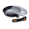 Berlingerhaus Pánev s mramorovým povrchem a odnímatelnou rukojetí 24 cm Granit Diamond Line BH-1954