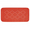 Spirella Protišmyková podložka do vane ALASKA, červená, 91 x 36 cm