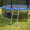 Kovový rebrík k záhradnej trampolíne (Praktické schodíky na jednoduchý a bezpečný vstup na trampolínu)