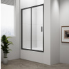 Polysan Polysan, DEEP BLACK sprchové dvere 1100x1650mm, číre sklo, MD1116B