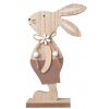 Zajac drevený na postavenie 11,5 x 20 cm