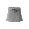 MALFINI SKIRT TWO IN ONE 604 / Sukňa 2v1 - tmavo šedý melír M